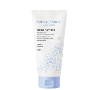 The Face Shop Herb Day 365 Amino Acid Facial Cleansing Foam – Peony